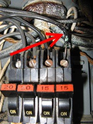 FPE Stab-Lok melted wiring