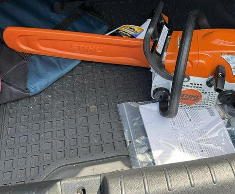 Ace Hardware Stihl chainsaw