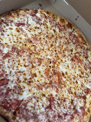 Large cheese pizza