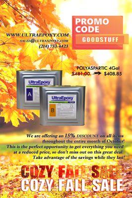 Don't miss out on our Fall Sale!