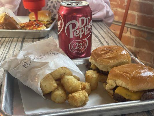 Sliders and tots