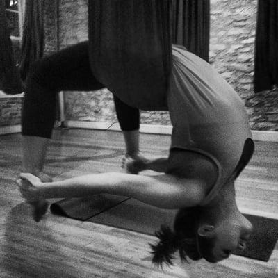 Aerial Asana class with Lydia!!