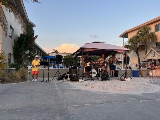 Live band outside