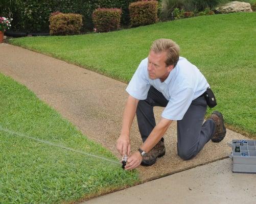 Lawn mowing, fertilization, sprinkler repair and landscaping