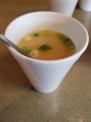 Miso soup (free)