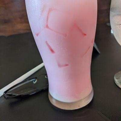 Soda Gembira- a refreshing sweet drink made from sparkling soda Rose syrup and condensed milk. Unique and a personal favorite