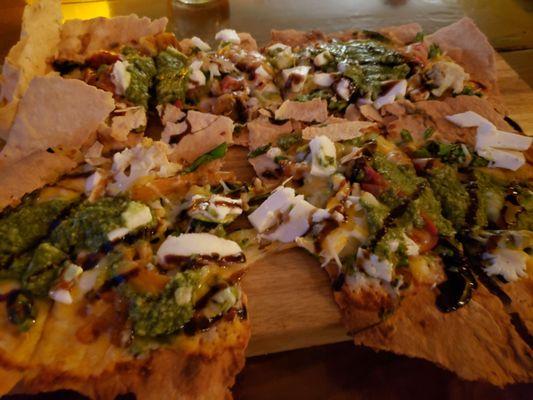 Vegetable flat bread