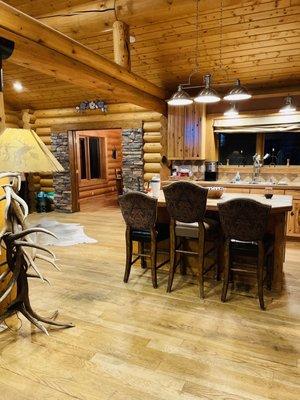 Great room in the cabin