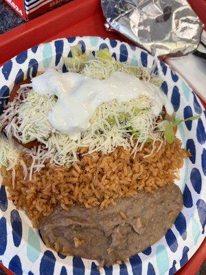 Chile relleno Combo Plate