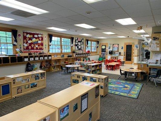 Our classroom suites are large and spacious.