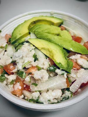 Tostada Ceviche de Pescado