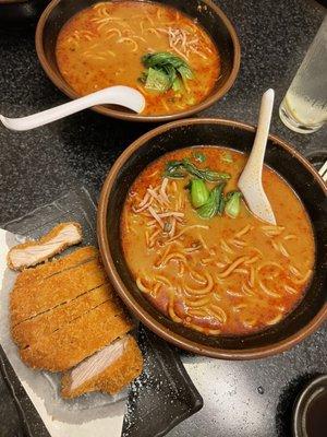 Spicy miso katsu ramen