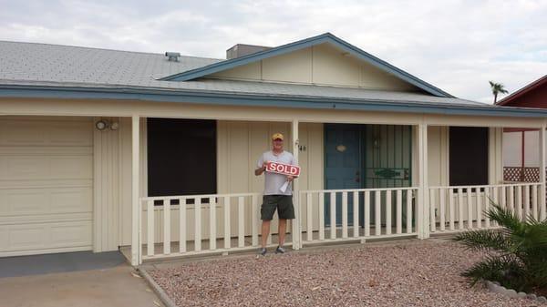 Congratulations Pat Underwood on purchasing a great home in Mesa, AZ to be closer to his kids.