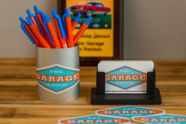 Take a pen or business card at your next service appointment!