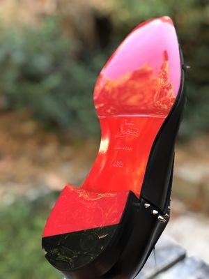 Louboutin Mirror Protective Soles/ Mirror Protective Soles on the heels as well / combo