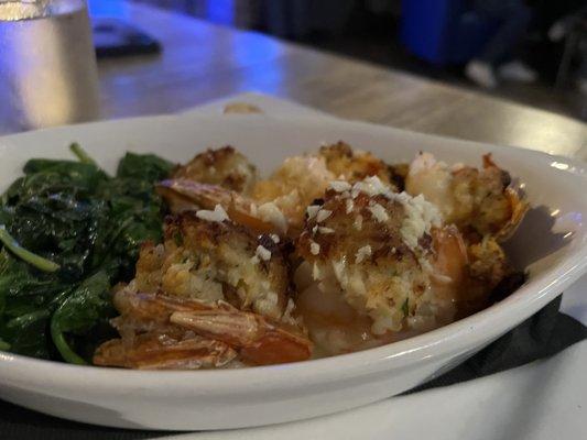 Stuffed shrimp ( lobster & crab )