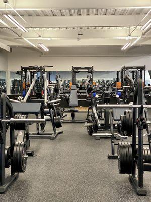 Free weights area