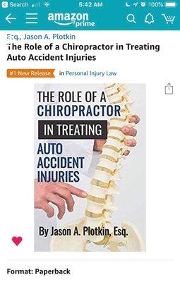 Jason A. Plotkin author of the #1 New Release on Amazon in Personal Injury Law