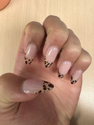 Full Set Acrylic Nails (cheetah print)