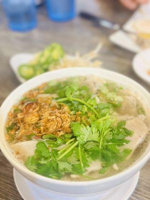 Vietnamese udon with pork