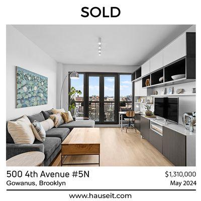 *Hauseit Sold Listing* 500 4th Avenue #5N in Gowanus, Brooklyn