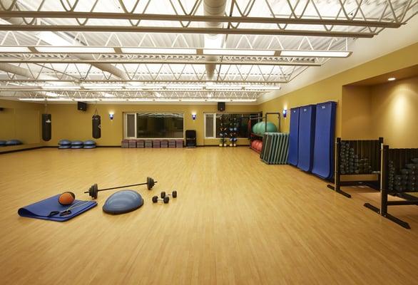 Group exercise studio