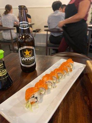 Phili roll and cold beer!