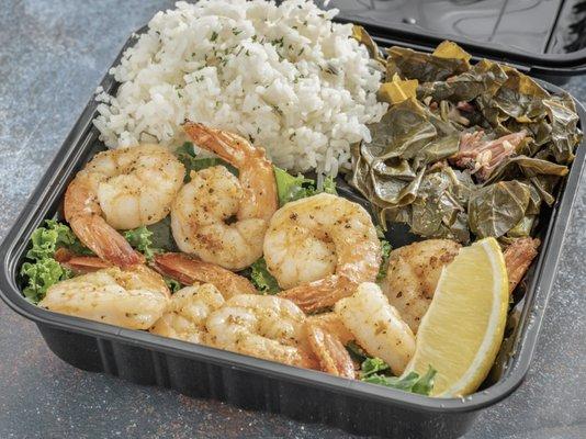 Sauteed Shrimp Platter