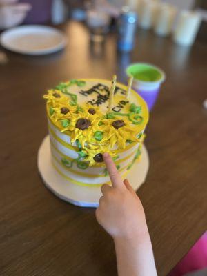 Cake commissioned for my daughter's third birthday