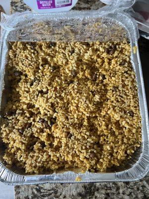 Arroz con gandules (catering)