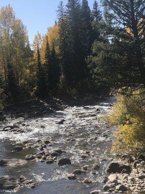 Beautiful running water in Colorado