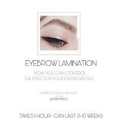 Brow Lamination, the latest in Controlling the direction of your eyebrows.Takes 1 hour can last 8-10 weeks. No brow sealer needed.