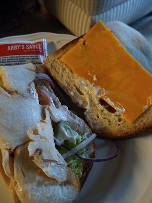 Roast Turkey and "swiss." Not as expected.