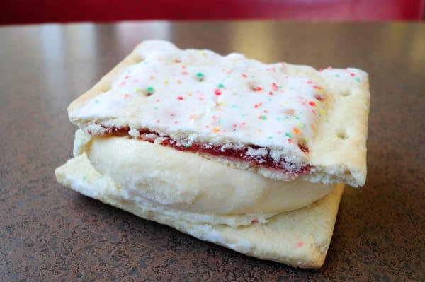 Pop Tart Ice Cream Sandwich.