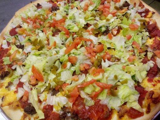 Popeye's Taco Pizza!