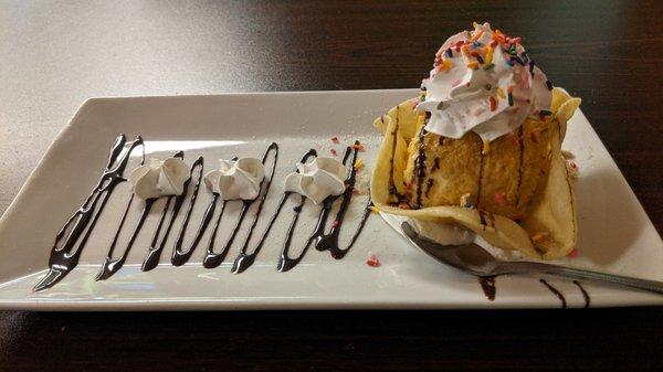 Fried ice cream