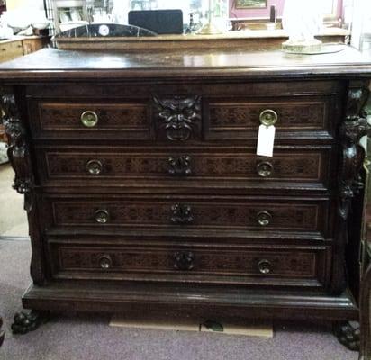 Fabulous Original Italian Chest dating from the Mid to late 1600's! Need lots of drawers? This chest is 6 feet wide.