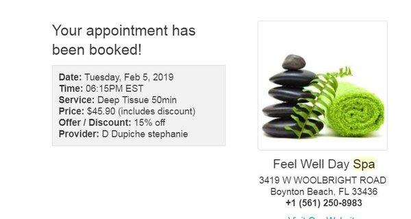 Was told they don't take :15 appointments when they cut my time short. Yet I had a confirmed 6:15 appointment...