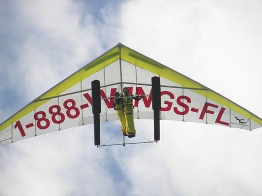 Hang gliding in the Florida Keys