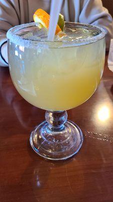 27 oz. Texas Margarita is always good at El El Rodeo