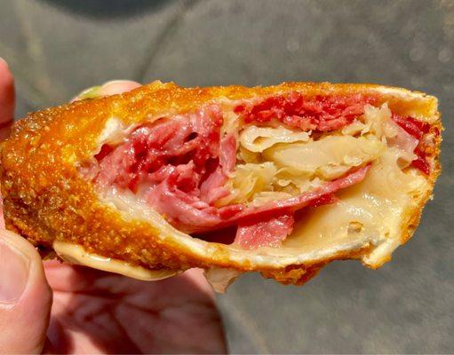 Reuben egg roll