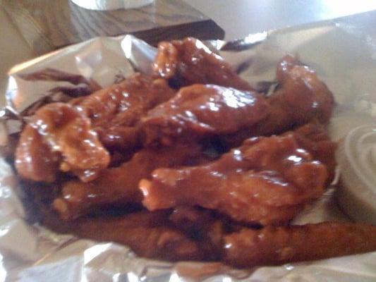 Yummy Buffalo Chicken Wings! 35 cents on Thurs and Sun!