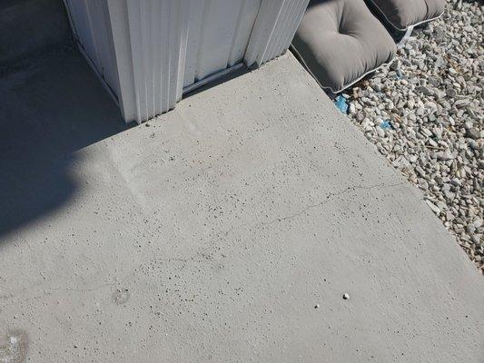 Cracks that were supposed to be repaired reappearing within months of treatment