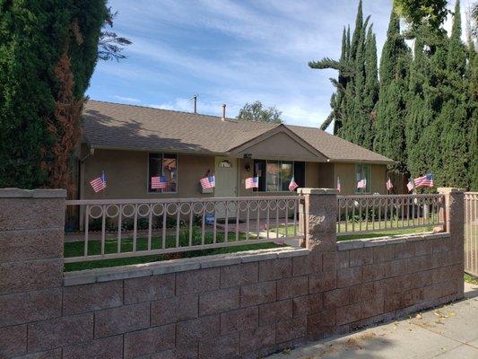 Decorated for 4th of July