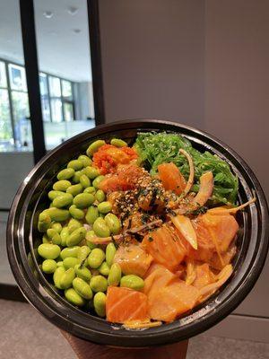 Salmon and Yellowtail bowl