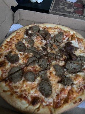 meatball pizza