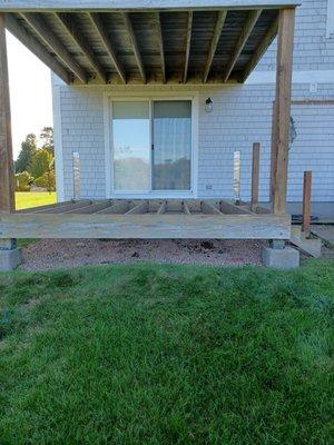 Green Hill, Charlestown , RI. 

(Before)

20x20 Rear Deck Project & 2nd/ 3rd Floor Rehab