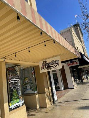 Legendary Barber Studio storefront