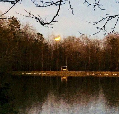 Morning of the eclipse at Diamond Lure Campground