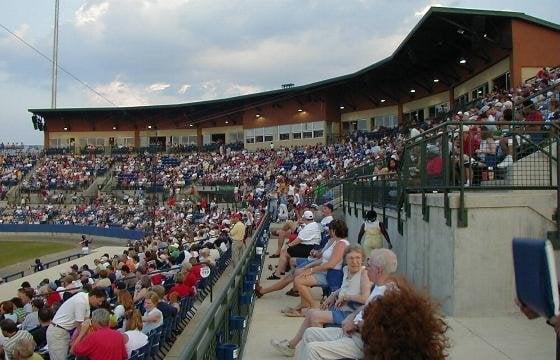 Grandstands at State Mutual Stadium